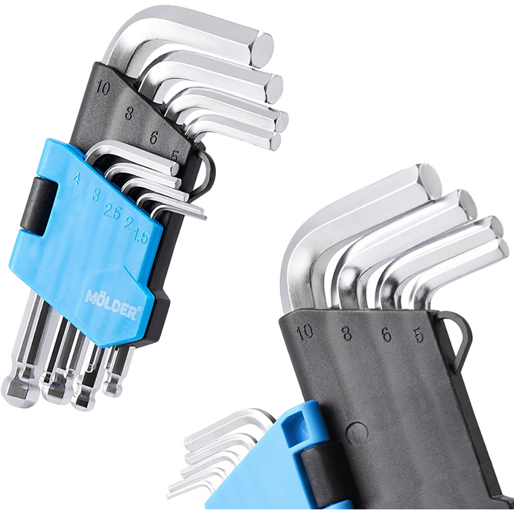 В Украине Набор инструментов Molder 1/2", 1/4", 3/8" 72Т, CR-V 176 единиц (MT60176)