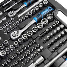 Набор инструментов Molder 1/2", 1/4", 3/8" 72Т, CR-V 176 единиц (MT60176)