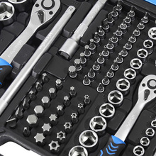 Набор инструментов Molder 1/2", 1/4", 3/8" 72Т, CR-V 176 единиц (MT60176)