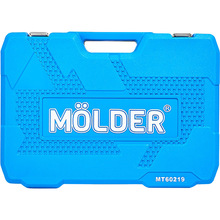 Набор инструментов Molder 1/2", 1/4", 3/8" 72Т, CR-V 219 одиниць (MT60219)