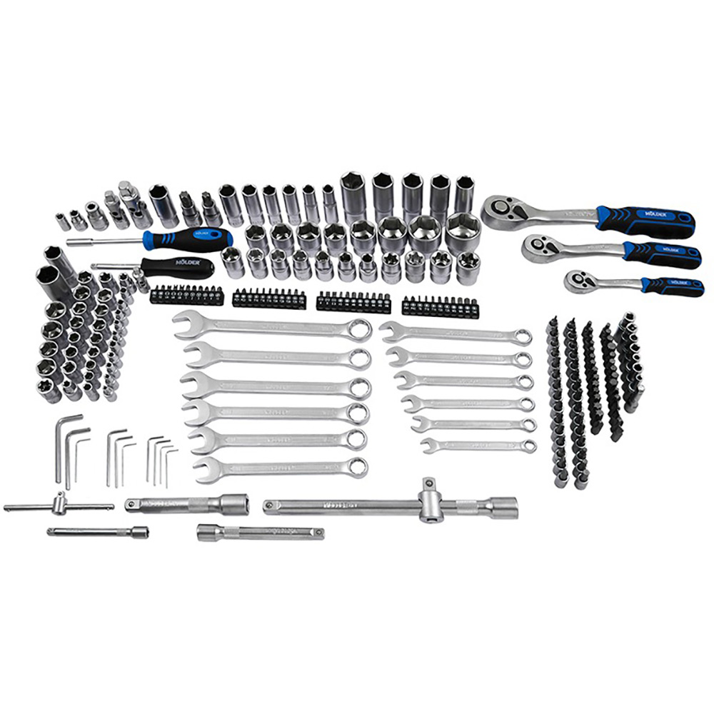 Фото Набор инструментов Molder 1/2", 1/4", 3/8" 72Т, CR-V 219 одиниць (MT60219)