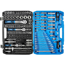 Набор инструментов Molder 1/2", 1/4", 3/8" 72Т, CR-V 219 одиниць (MT60219)