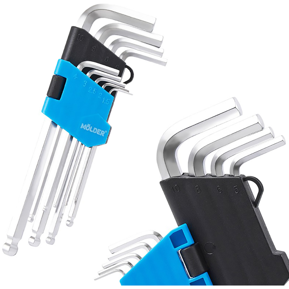 Набор инструментов Molder 1/2", 1/4", 3/8" 72Т, CR-V 233 единицы (MT60233) Инструменты в наборе клещи