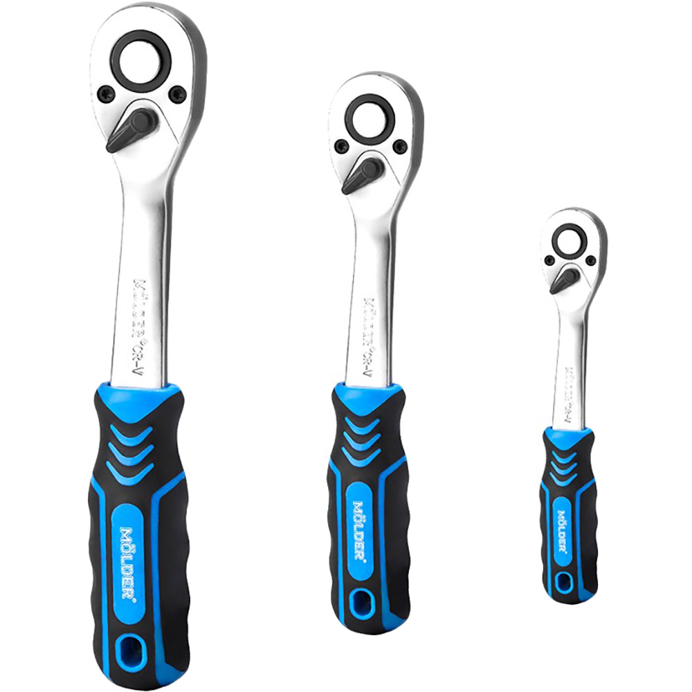 В интернет магазине Набор инструментов Molder 1/2", 1/4", 3/8" 72Т, CR-V 233 единицы (MT60233)