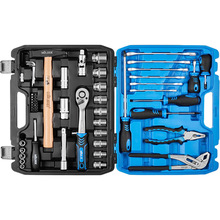 Набор инструментов Molder 1/2", 1/4" 72Т, CR-V 56 единиц (MT61056)