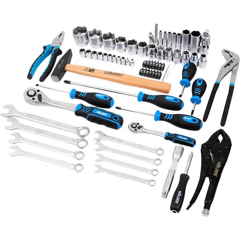 В Украине Набор инструментов Molder 1/2", 1/4" 72 T, CR-V 72 единицы (MT61072)