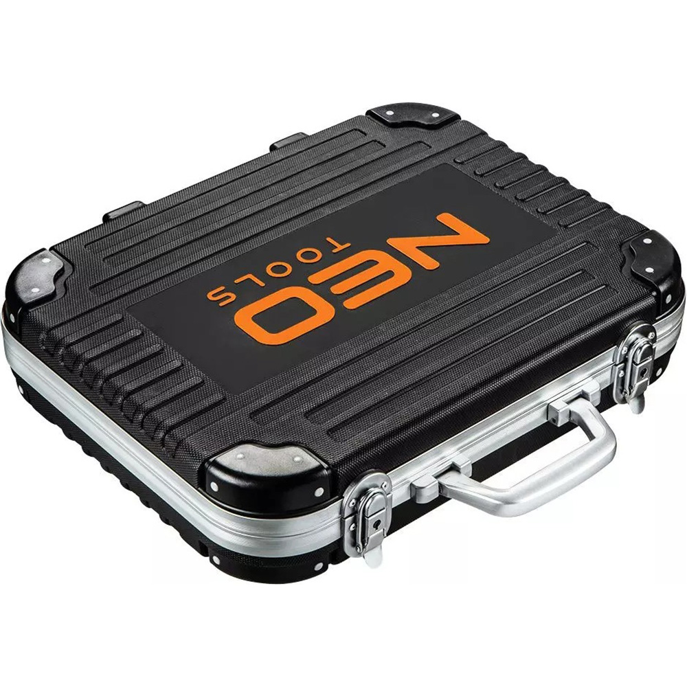 Набір інструментів NEO TOOLS 01-310-1 108 шт Додатково Сертифіковано на 1000 В; кейс; кожен предмет має окреме місце у кейсі; кейс закривається на ключ