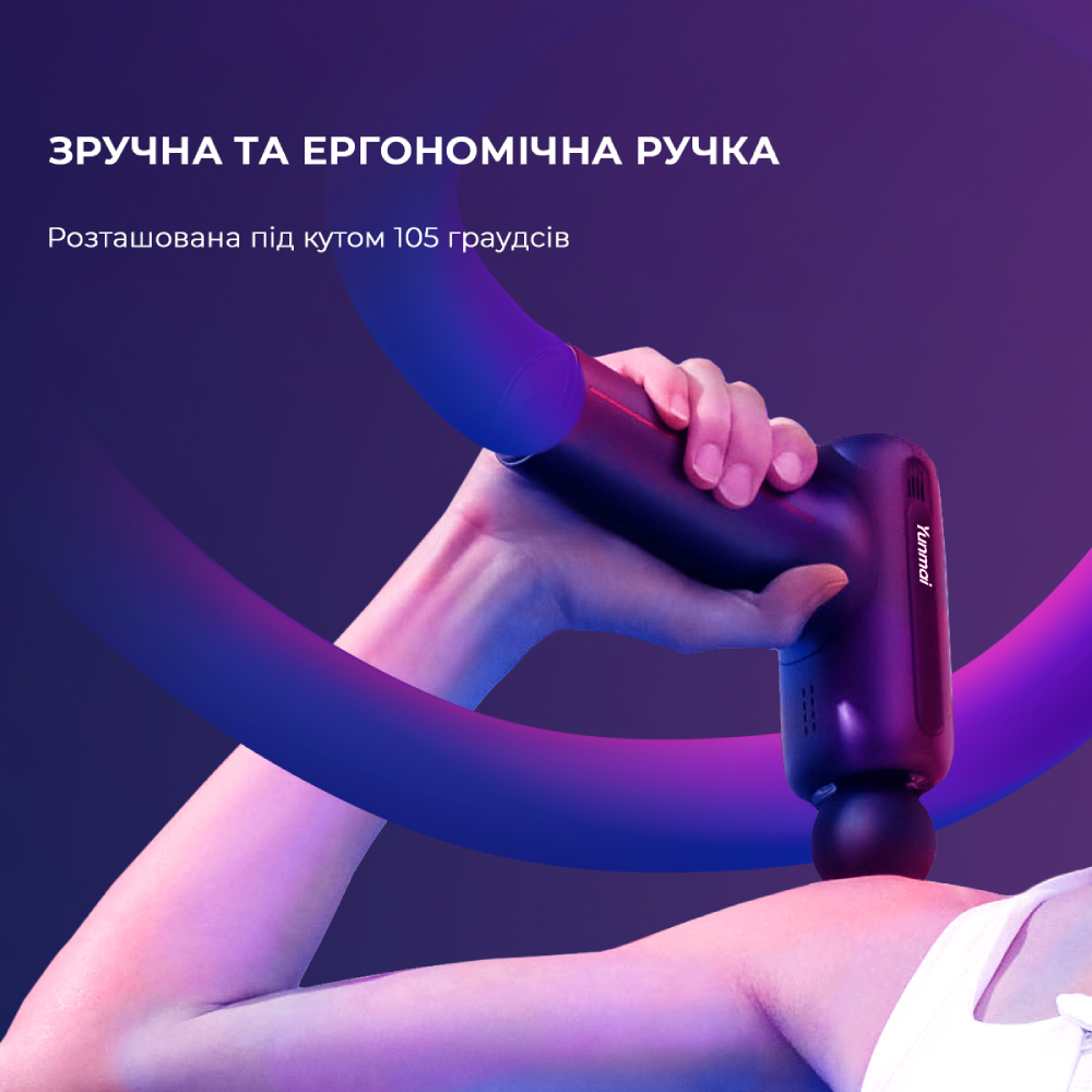 Масажер YUNMAI Massage Gun Ease Pro (YMFG-M403) Тип масажера ручний масажер