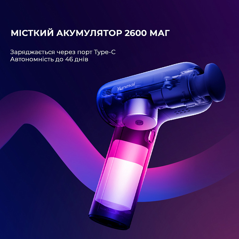 Масажер YUNMAI Massage Gun EasePro (YMFG-M406) Види масажу вібромасаж