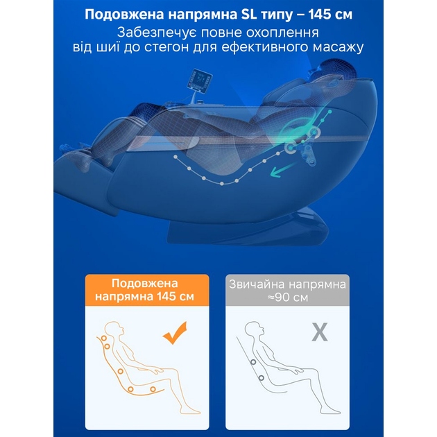 Заказать Массажное кресло INSPIRE A29-Blue