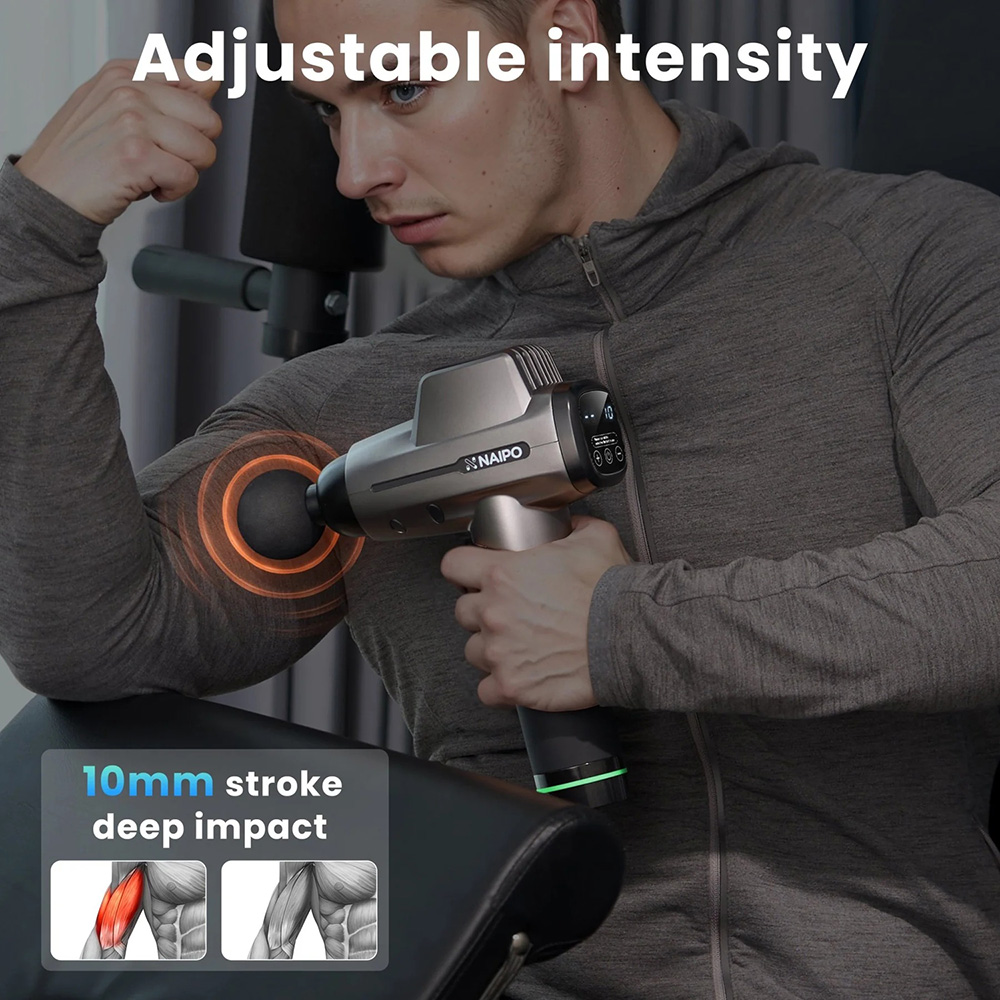 Масажер NAIPO NPMGUN-006 Масажер NAIPO NPMGUN-006 Види масажу перкусійний