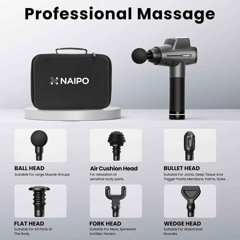 Масажер NAIPO NPMGUN-006 Масажер NAIPO NPMGUN-006 Автовимкнення True