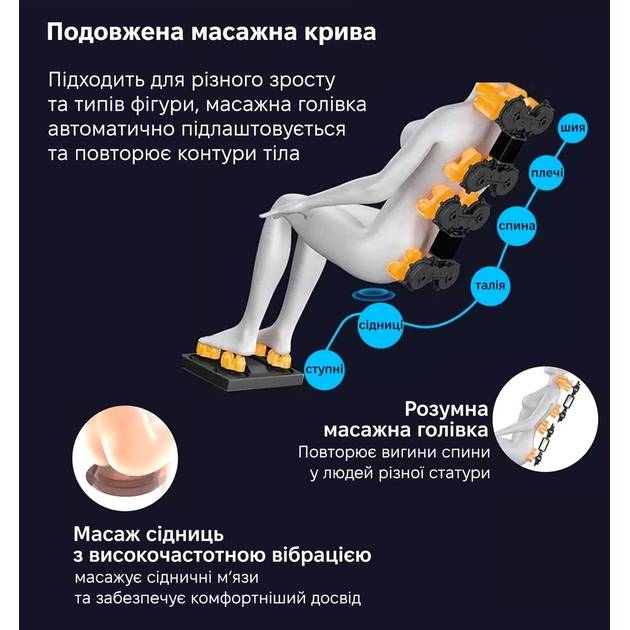 Замовити Масажне крісло INSPIRE A19B Black (ins-A19B-Bl)