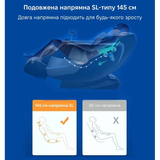 Массажное кресло INSPIRE A79L White (ins-A79L) Виды массажа смешанный