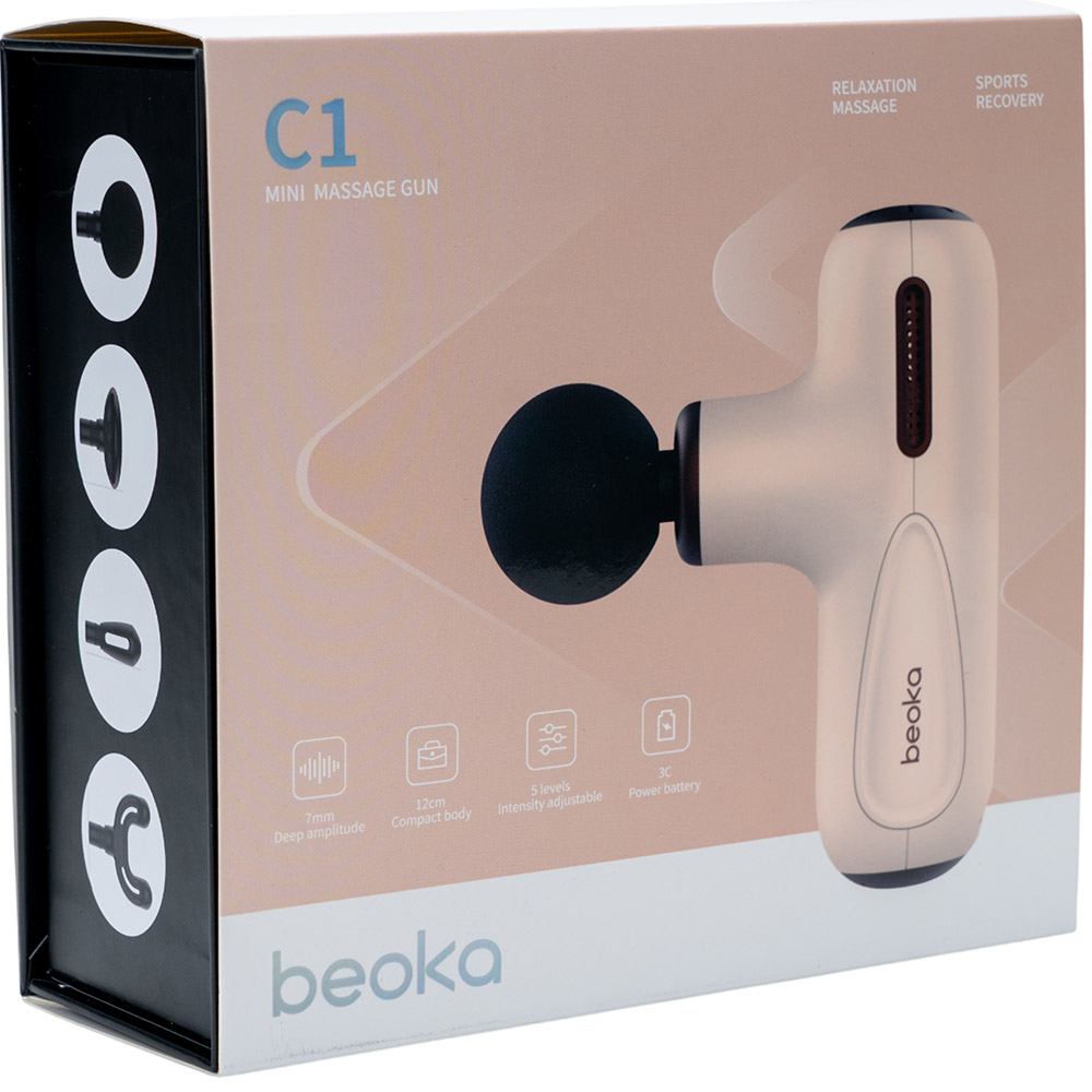 Фото 15 Массажер перкуссионный BEOKA Super Mini Massage Gun (QL/MINI.C1-A latte)