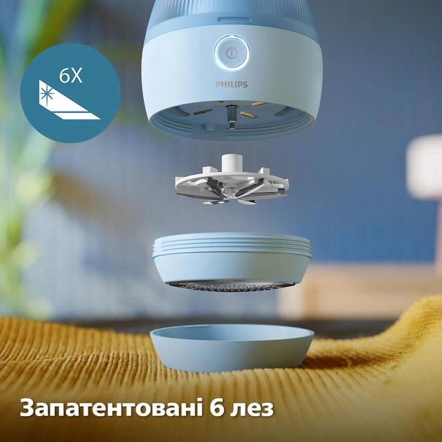 Зовнішній вигляд Машинка для катишків PHILIPS GCA2100/20 з USB зарядкою