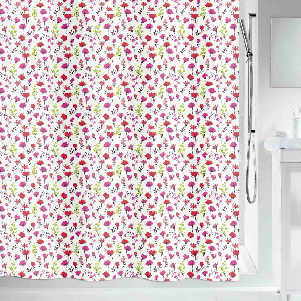 Шторка для душа SPIRELLA MILLE FLEURS 180 x 200 (10.19061) Розовый