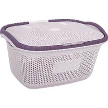 Корзина для белья VIOLET HOUSE 1002 Виолетта POWDER 28 л