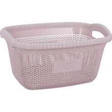 Корзина для белья VIOLET HOUSE 1003 Виолетта POWDER б/кр. 28 л