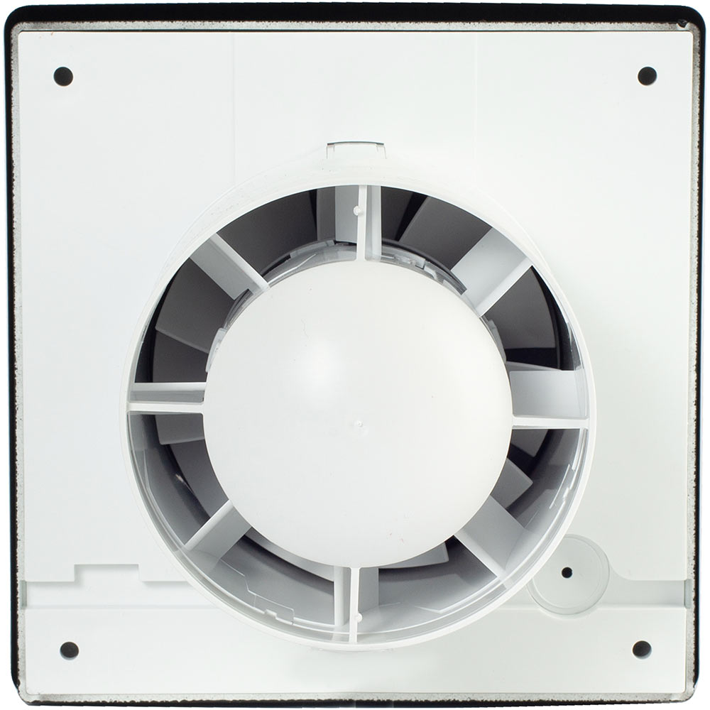 Зовнішній вигляд Витяжний вентилятор SOLER&PALAU SILENT-100 CZ BLACK DESIGN 4C