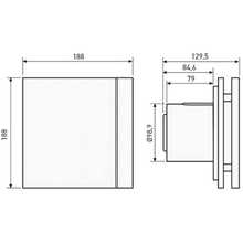 Витяжний вентилятор SOLER&PALAU SILENT-100 CZ CHAMPAGNE DESIGN 4C