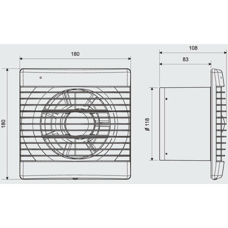 Витяжний вентилятор SOLER&PALAU DECOR-200 C Потужність 20