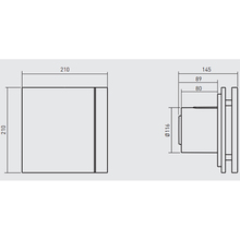 Витяжний вентилятор SOLER&PALAU SILENT-200 CRZ DESIGN-3C