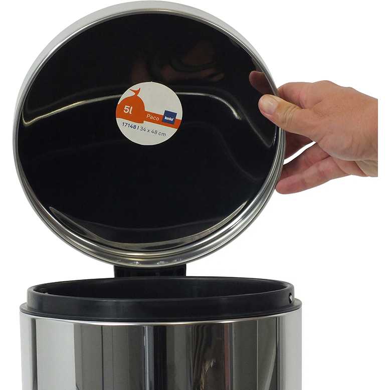 Ведро для мусора KELA Knut Silver shining (18194) Цвет нержавеющая сталь