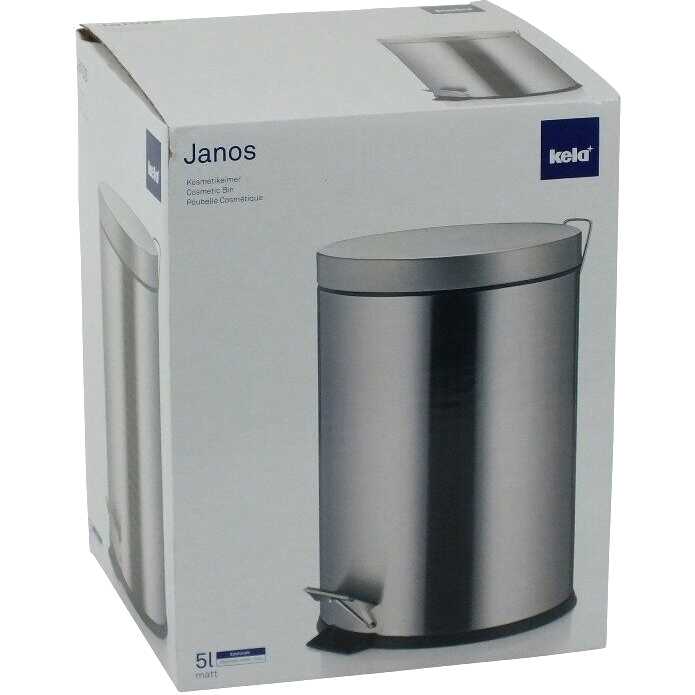Фото 4 Ведро для мусора KELA Janos Silver matt (20879)
