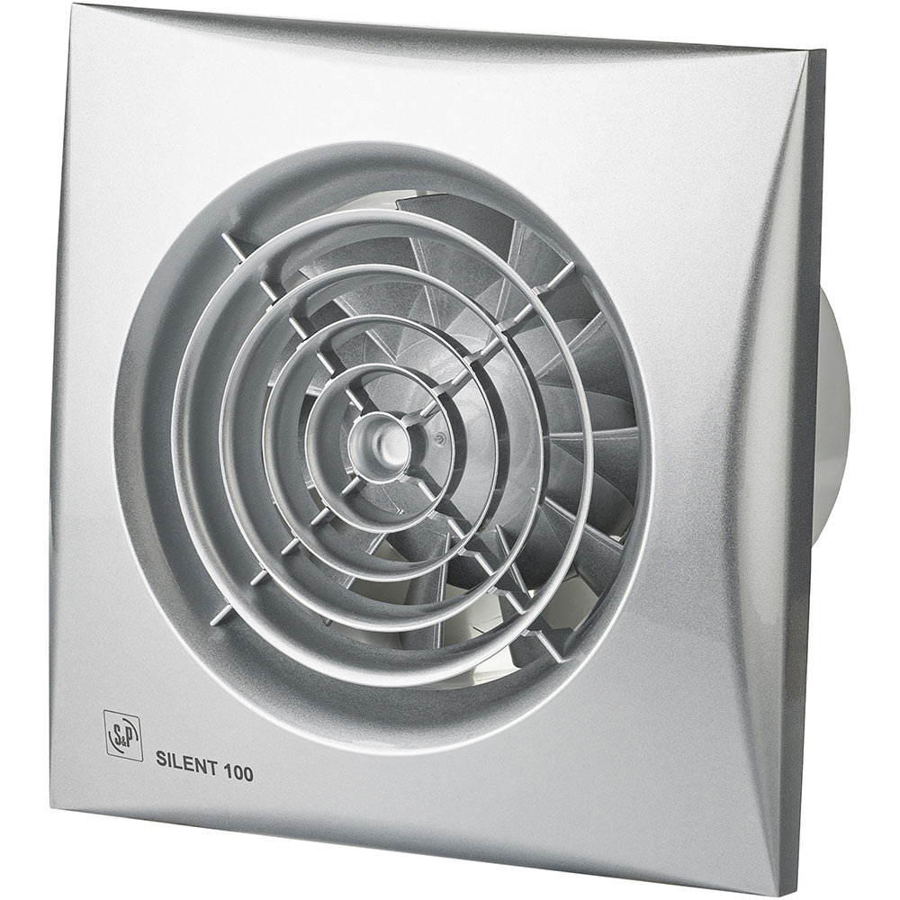 Вытяжной вентилятор SOLER&PALAU SILENT-100 CZ SILVER Производительность 95