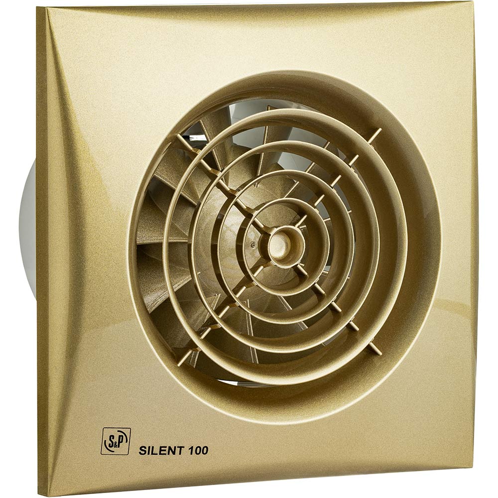 Вытяжной вентилятор SOLER&PALAU SILENT-100 CZ GOLD Мощность 8