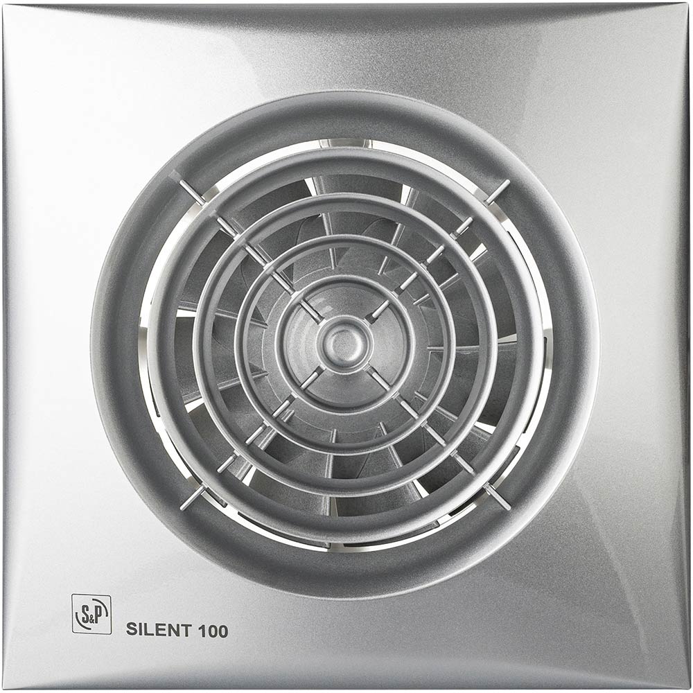 Витяжний вентилятор SOLER&PALAU SILENT-100 CRZ SILVER