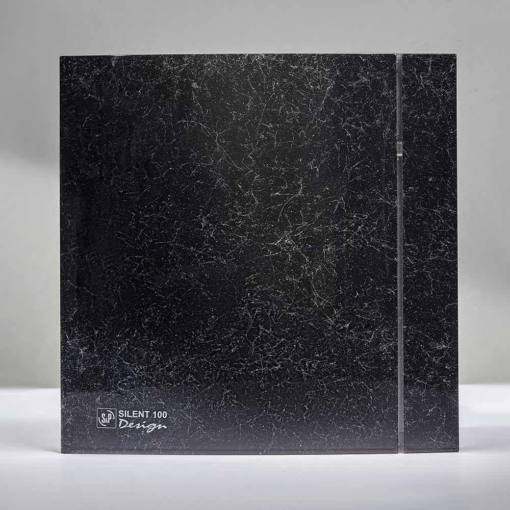 Вытяжной вентилятор SOLER&PALAU SILENT-100 CZ DESIGN 4C MARBLE BLACK Уровень шума 27