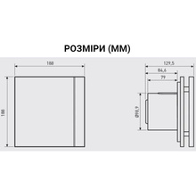 Вытяжной вентилятор SOLER&PALAU SILENT-100 CZ DESIGN 4C MARBLE BLACK