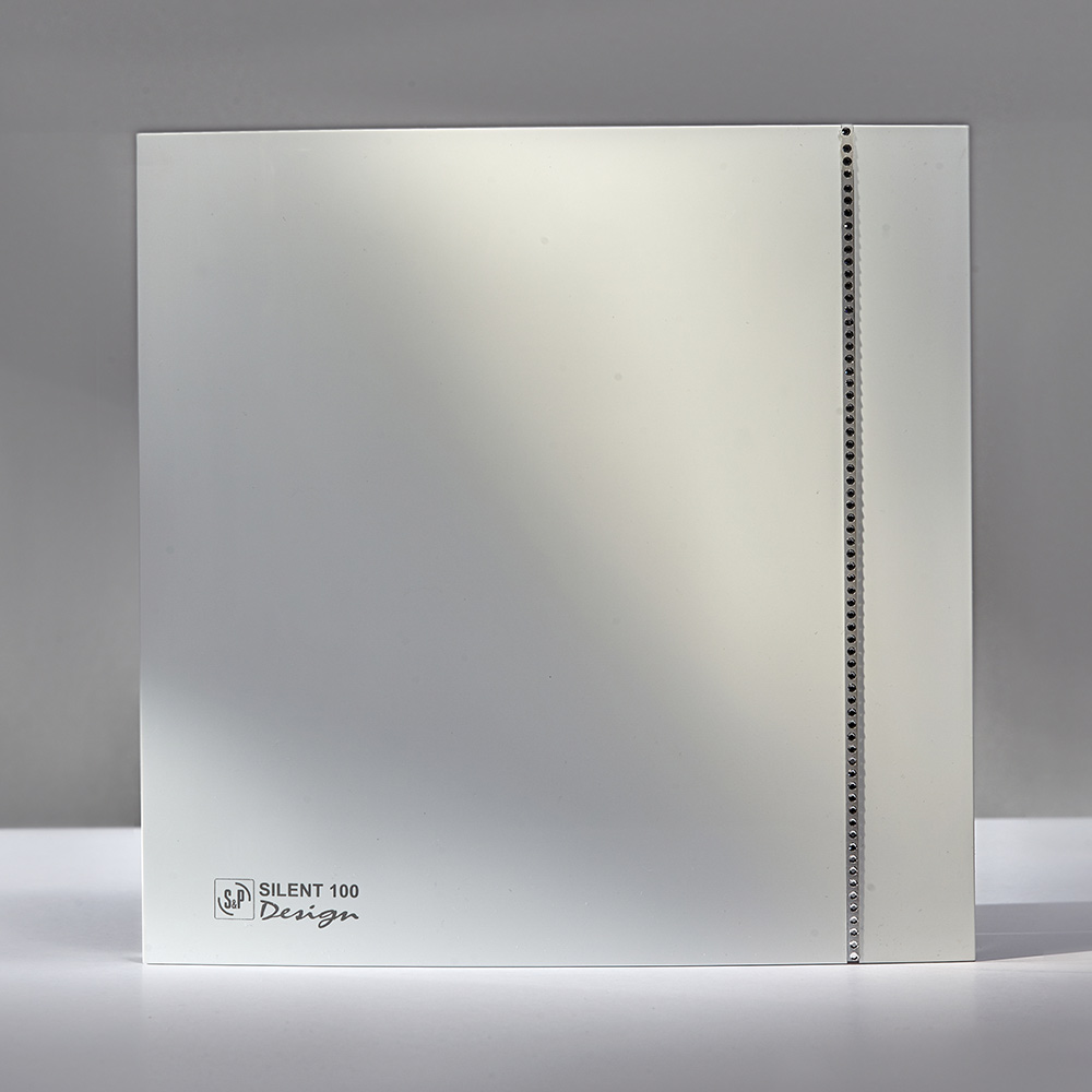 Вытяжной вентилятор SOLER&PALAU SILENT-100 CZ DESIGN SWAROVSKI Уровень шума 27