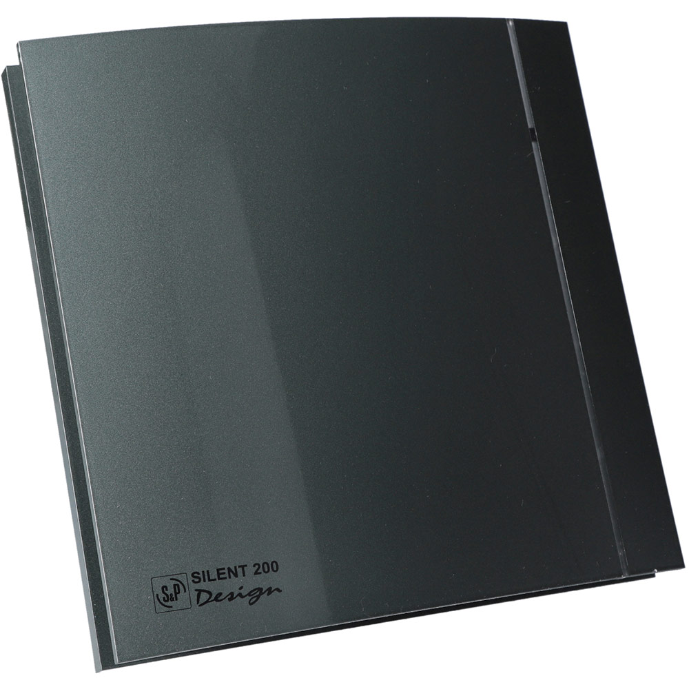 Вытяжной вентилятор SOLER&PALAU SILENT-200 CZ GREY DESIGN - 4C (230V 50) (5210616600) Производительность 175