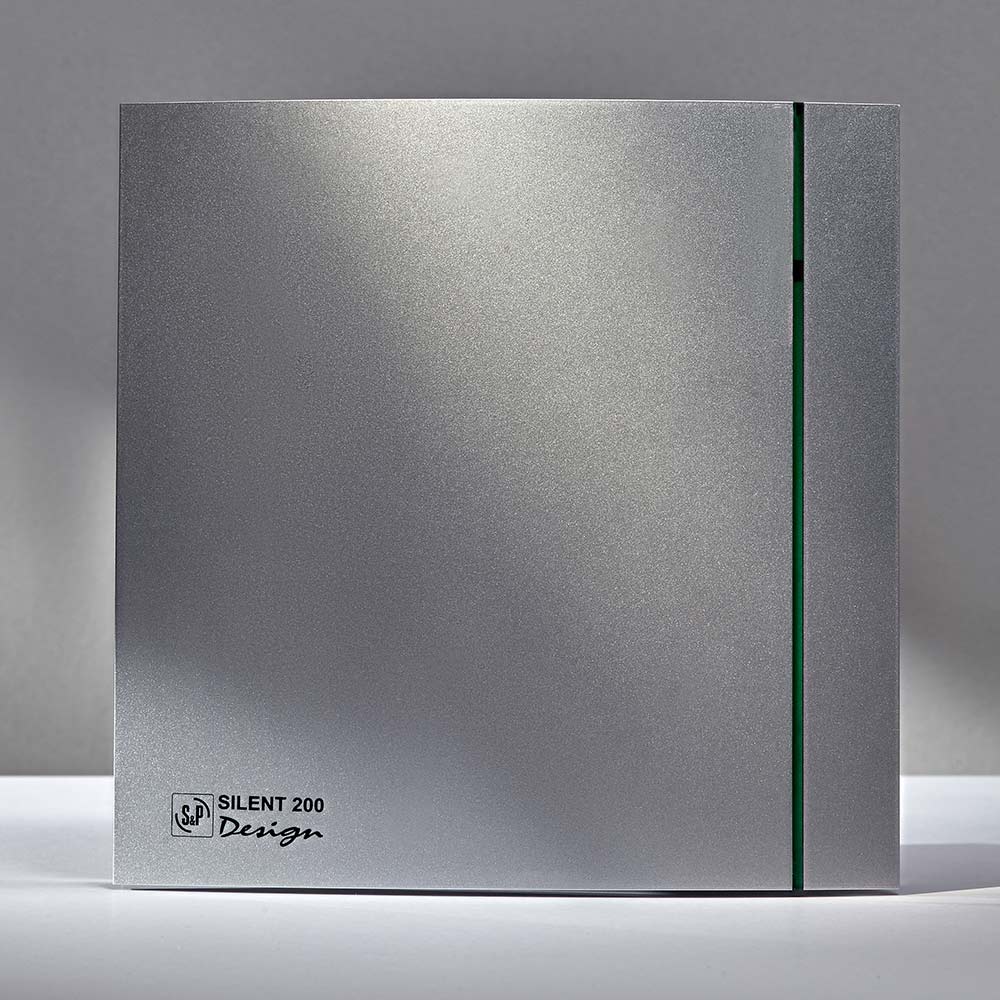 Фото Вытяжной вентилятор SOLER&PALAU SILENT-200 CRZ SILVER DESIGN - 3C (230V 50) (5210606100)