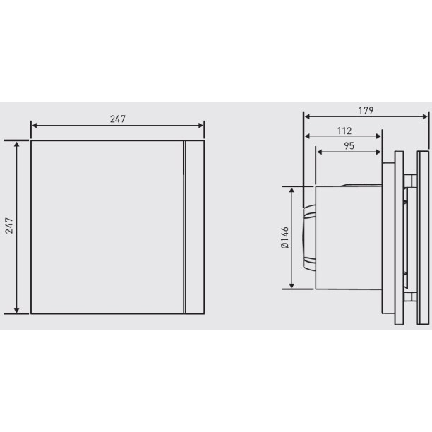 Витяжний вентилятор SOLER&PALAU SILENT-300 CHZ DESIGN 3C Потужність 26