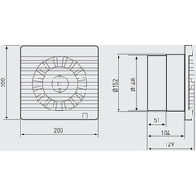 Вытяжной вентилятор SOLER&PALAU DECOR-300 C