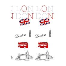 Шторка для душа BISK TXT LONDON Multi (06870)