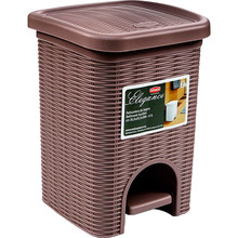 Ведро для мусора STEFANPLAST ELEGANCE 6 л Brown (30101)