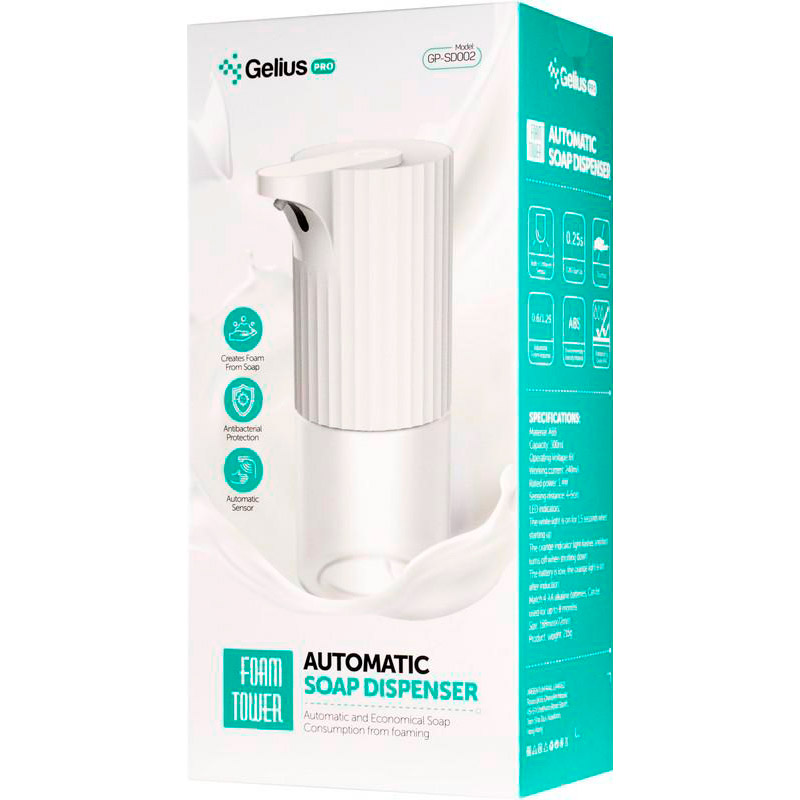 Покупка Автоматичний дозатор для мила GELIUS Pro Automatic Foam Soap (GP-SD002)