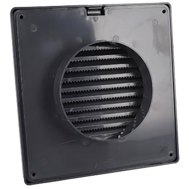 Вентиляційна решітка AIRROXY AKUSzS 170x170 125 graphite (02-257) Розміри 170 x 170