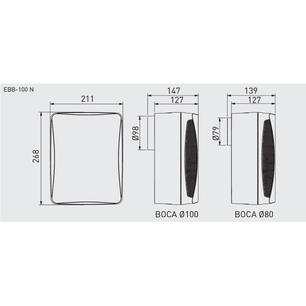 Фото Вытяжной вентилятор SOLER&PALAU EBB-100 NS