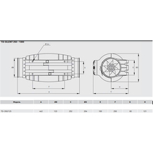 Вытяжной вентилятор SOLER&PALAU TD-350/125 SILENT