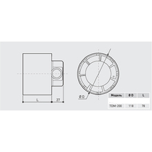 Вытяжной вентилятор SOLER&PALAU TDM-200 230 V 50