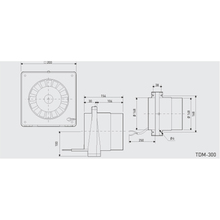 Вытяжной вентилятор SOLER&PALAU TDM-300 230 V 50
