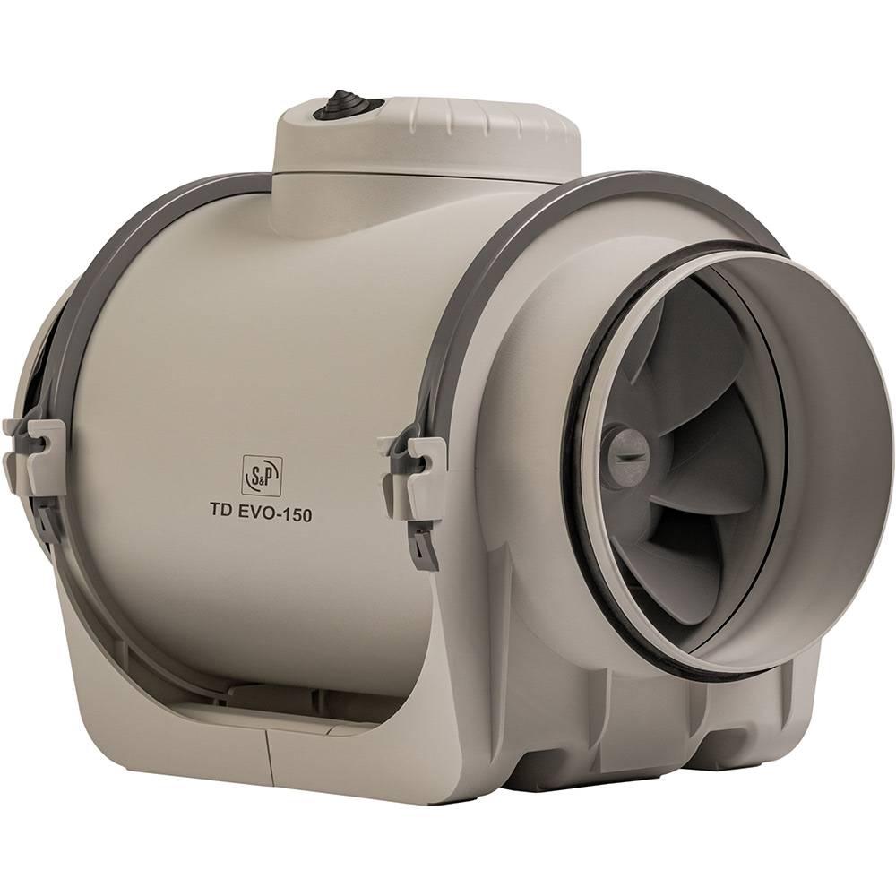 Витяжний вентилятор SOLER & PALAU TD EVO-100 220-240V 50 / 60HZ Рівень шуму 19