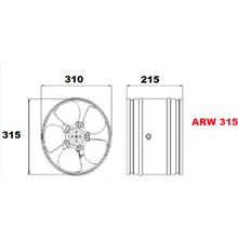 Витяжний вентилятор AIRROXY aRw 315 (01-104)