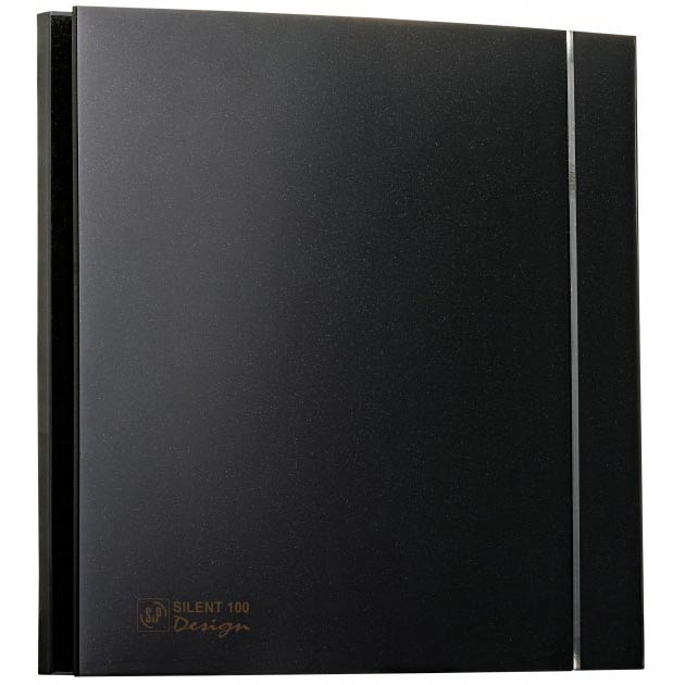 Витяжний вентилятор SOLER&PALAU SILENT-100 CRZ BLACK DESIGN - 4C (5210619600) Потужність 8